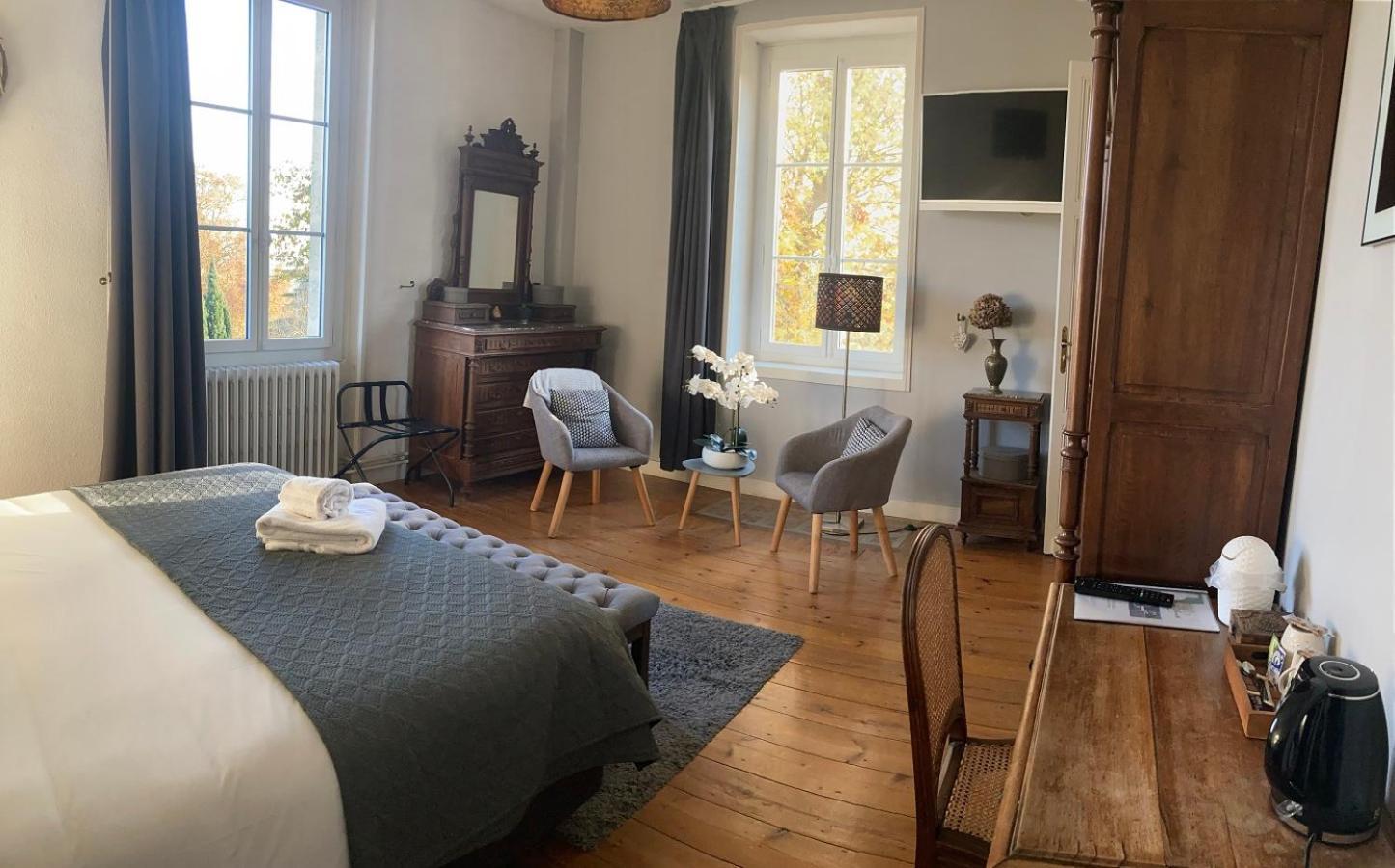 Hotel Château Marith - Etablissement climatisé avec Piscine Clairac  Habitación foto